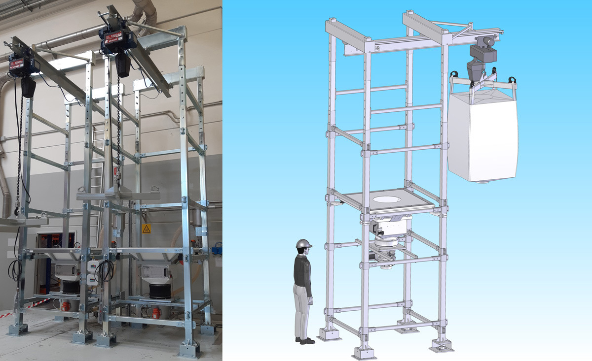 Paranco svuota big bag